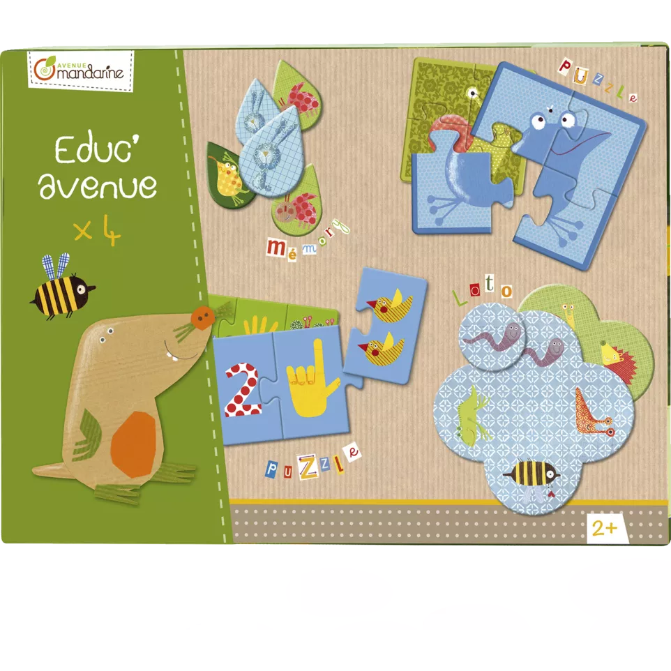 * Box of educational games, Garden/ Pc.