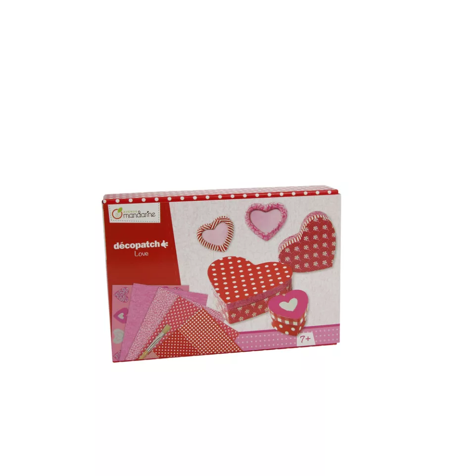 Boîte créative, Décopatch, Love/ Pce