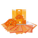 * Origami Color, 12 x 12 cm, Orange-/ St.