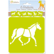 Set 6 sjablonen, Paarden-/ St.