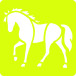 Set 6 sjablonen, Paarden-/ St.