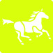 Set 6 sjablonen, Paarden-/ St.