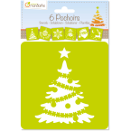 Set de 6 pochoirs enfants,...