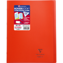 Koverbook transp. 48-bl 24x32 Q5x5 rood/ St.