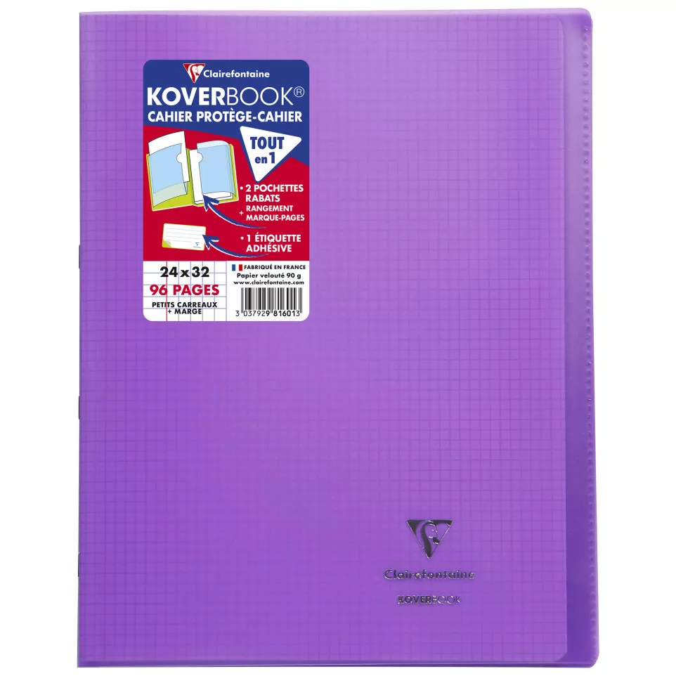 Koverbook Stapled Polypro Notebook...