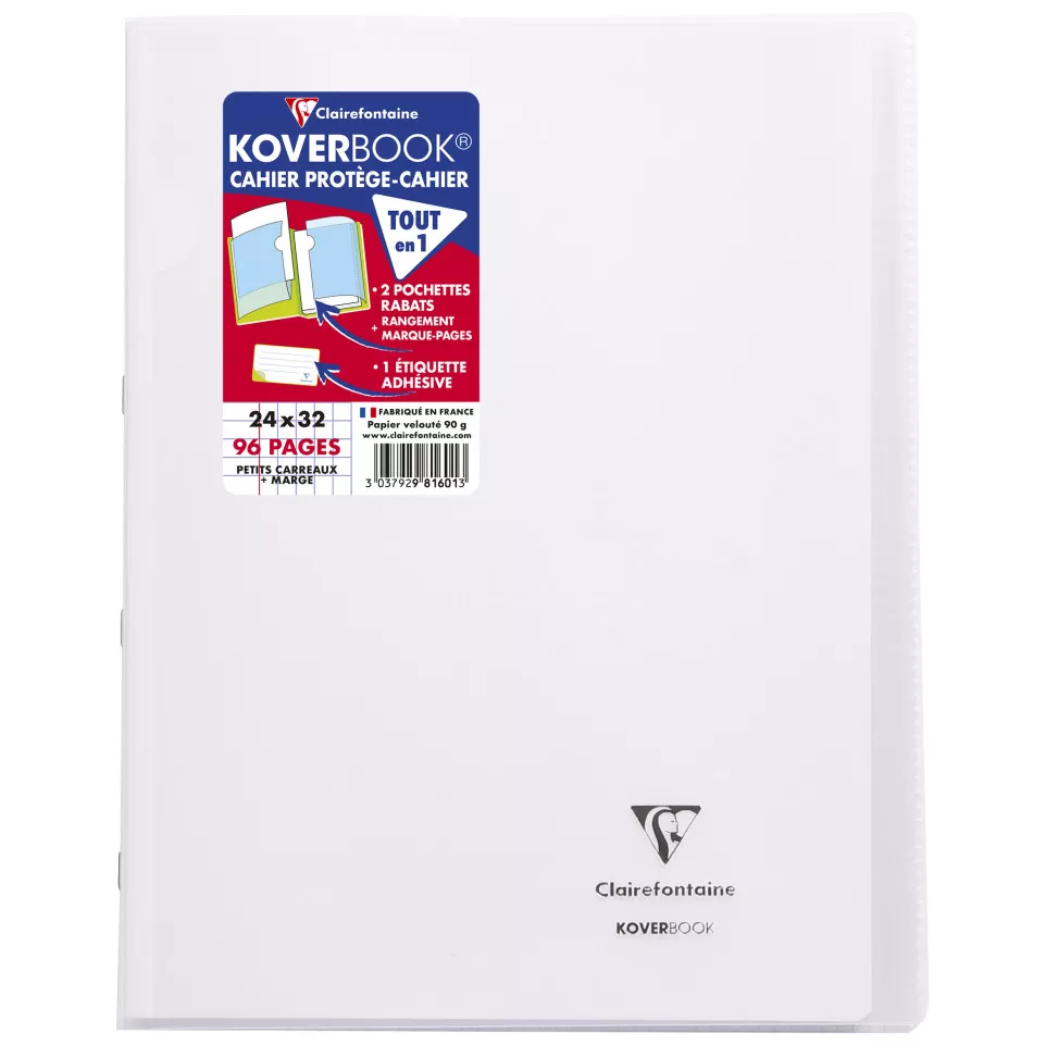 Koverbook Stapled Polypro Notebook...
