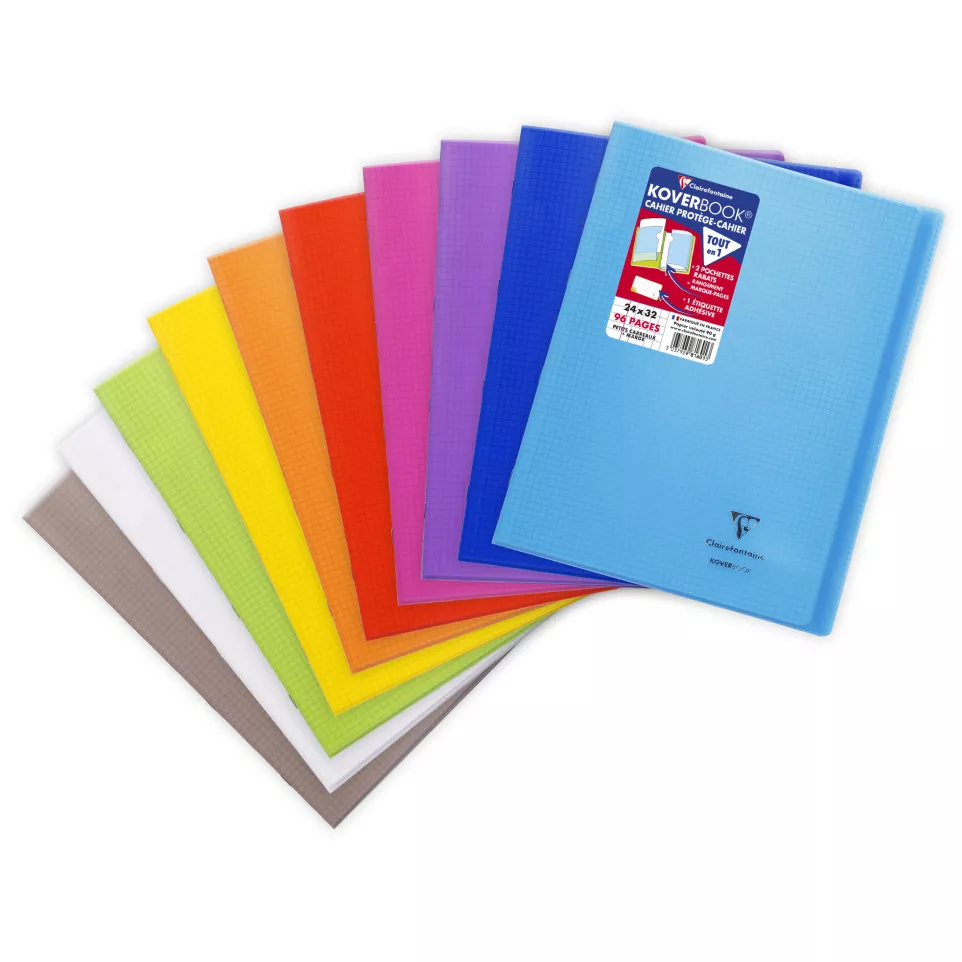 Koverbook Stapled Polypro Notebook...
