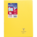 Cahier piqué Koverbook 24x32 cm 96 pages grands carreaux couverture polypropylène opaque 100% recyclé/ Pce