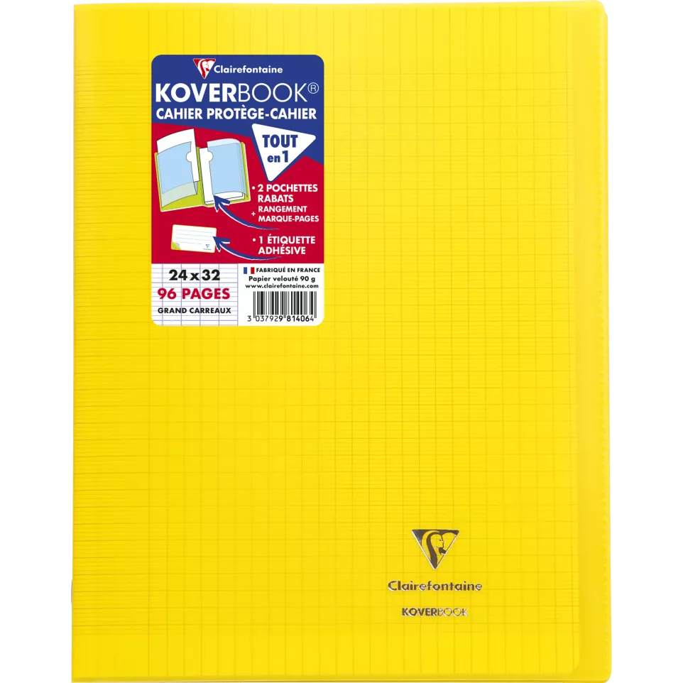 Koverbook Stapled Polypro Notebook...