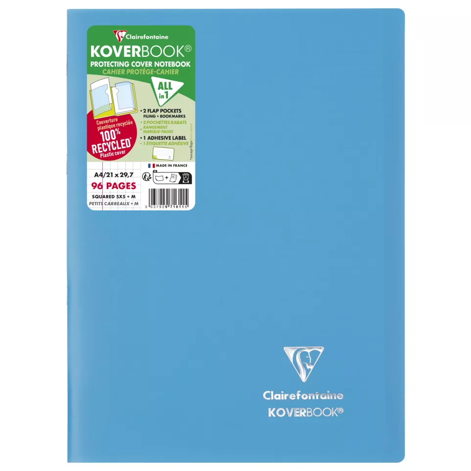 Koverbook Stapled Polypro Notebook...