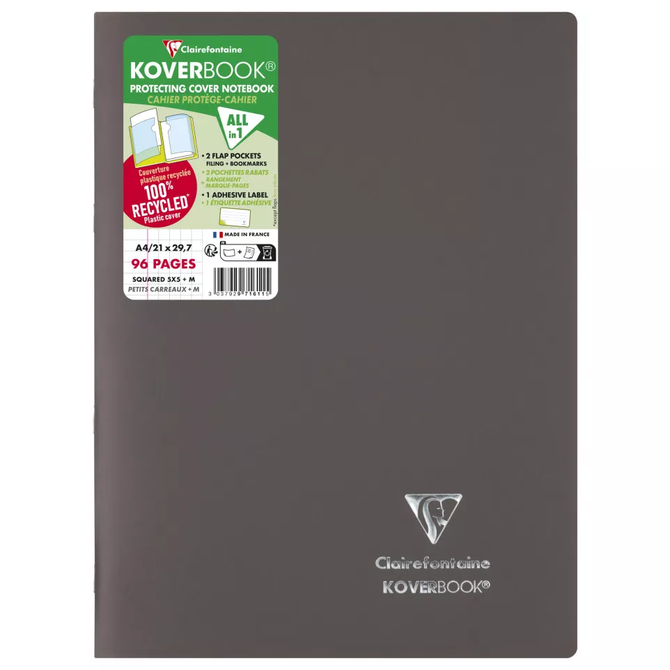 Koverbook Stapled Polypro Notebook...