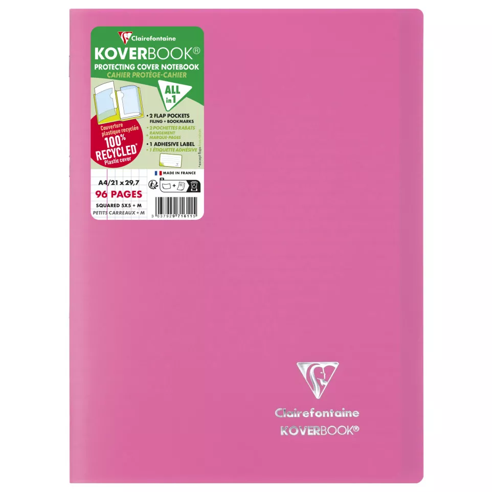 Koverbook Stapled Polypro Notebook...