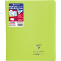 Cahier piqué Koverbook 17x22 cm 96 pages grands carreaux couverture polypropylène opaque 100% recyclé/ Pce