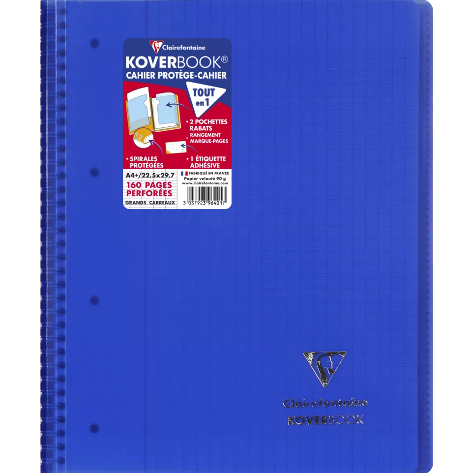 Cahier reliure intégrale enveloppante...