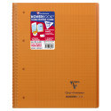 Cahier reliure intégrale enveloppante Koverbook A4+ 160 pages grands carreaux détachables perforé 4 trous couverture polypropylè