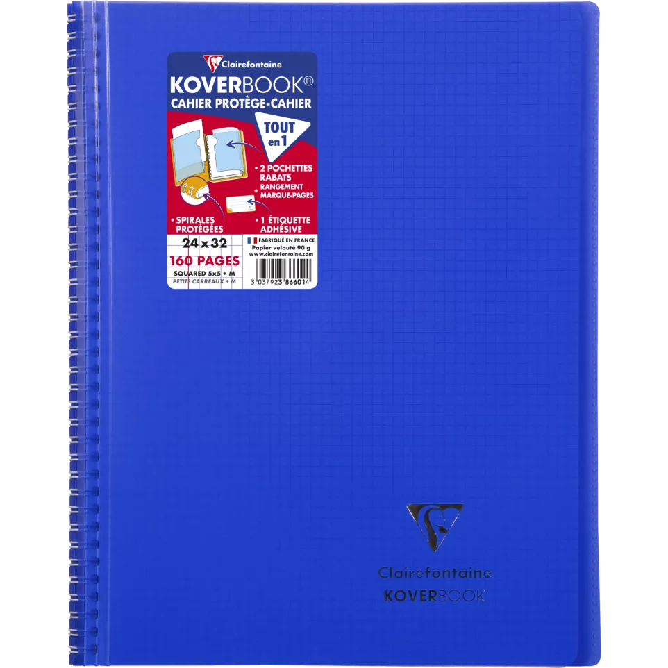 Koverbk spiraal PP 2-4x32 80bl 90g...