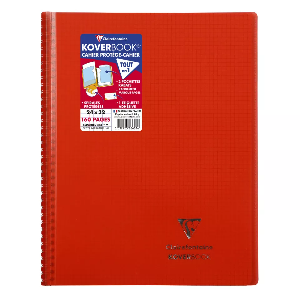 Koverbk spiraal PP 2-4x32 80bl 90g...