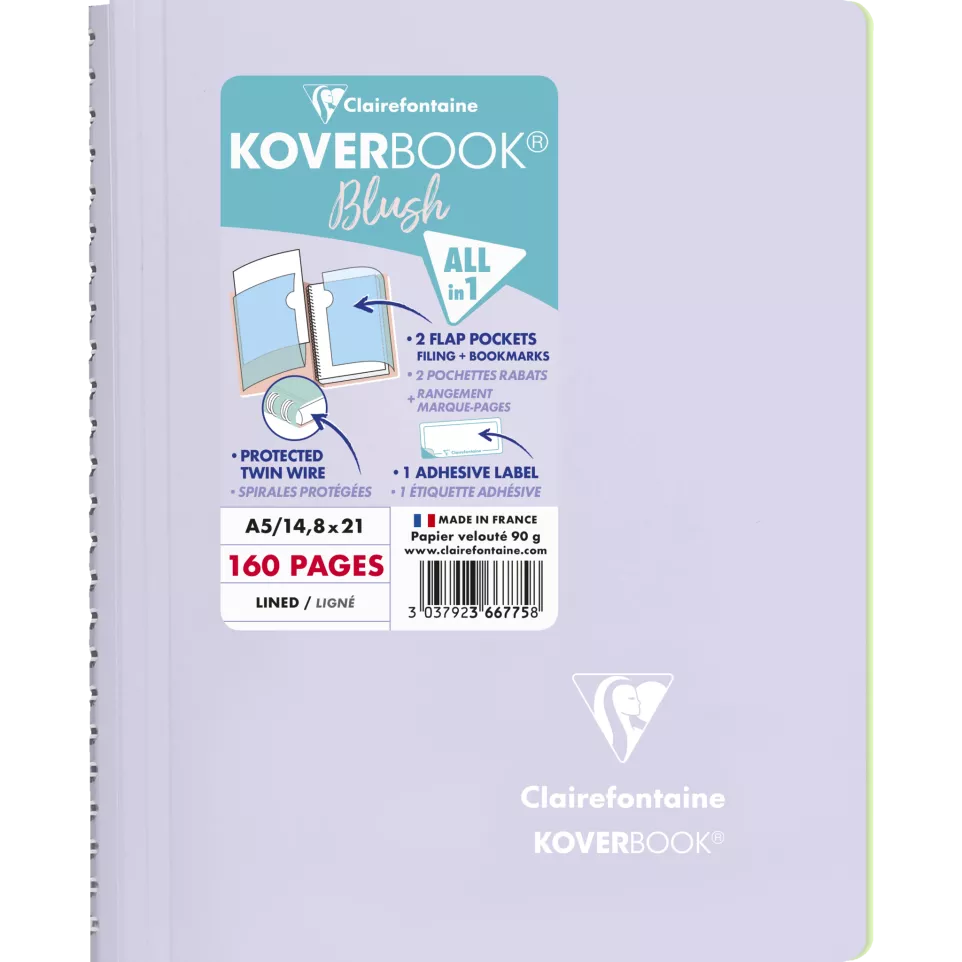 KoverBk BLUSH spiraa-l 14.8x21 80bl...