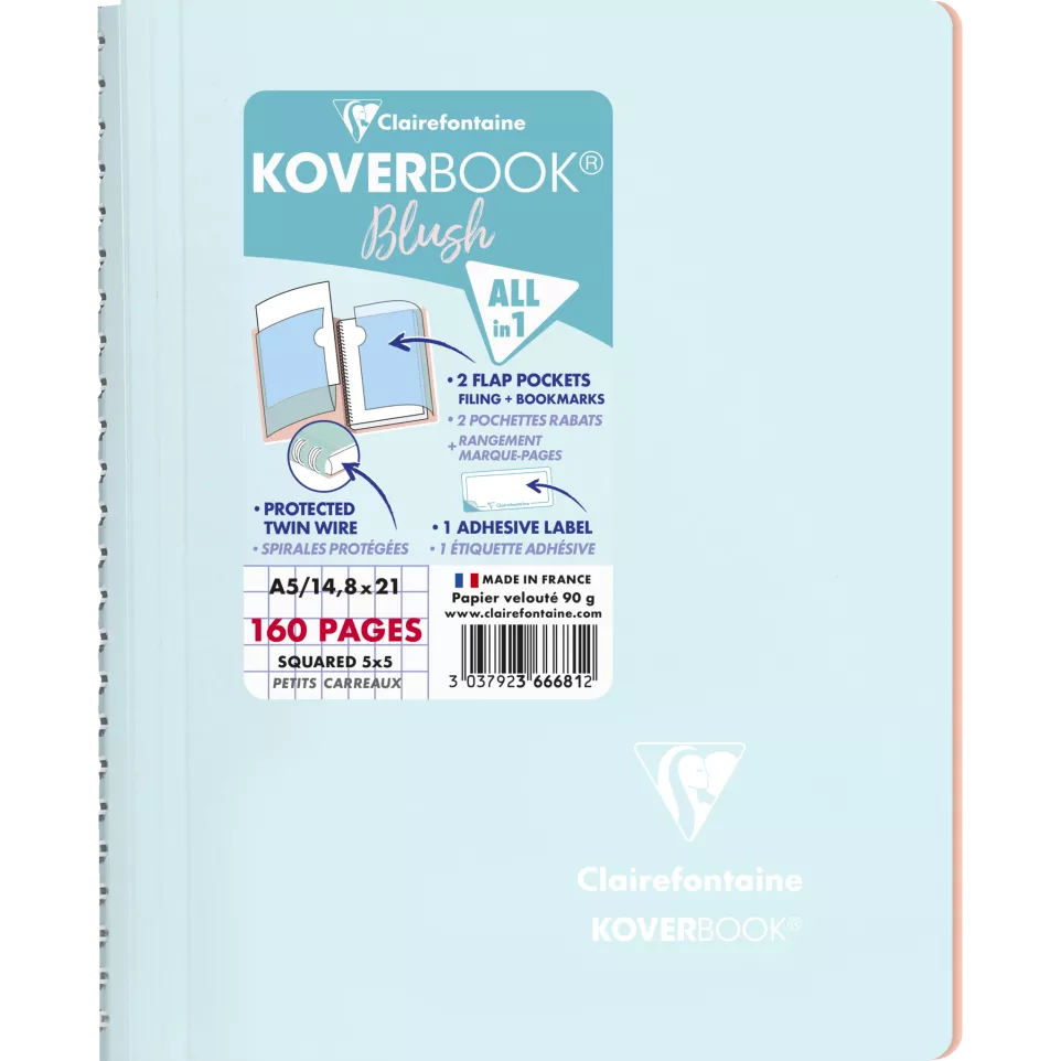 Koverbook Blush Polypro Wire bound...