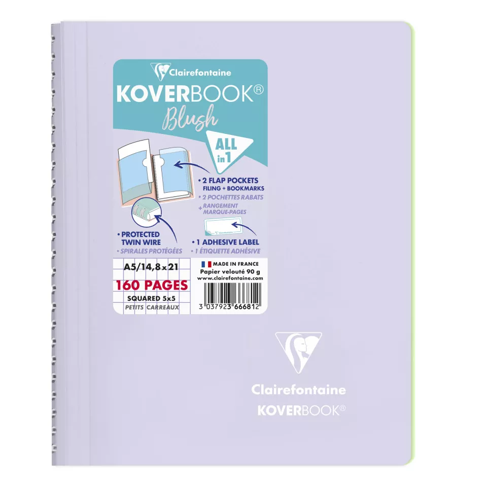 Koverbook Blush Polypro Wire bound...
