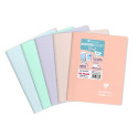 Koverbook Blush Polypro Wire bound Notebooks A5, 5x5 Squared/ Pc.
