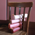 Rhodiarama trousse ronde simili cuir italien 5x21,5 cm/ Pce