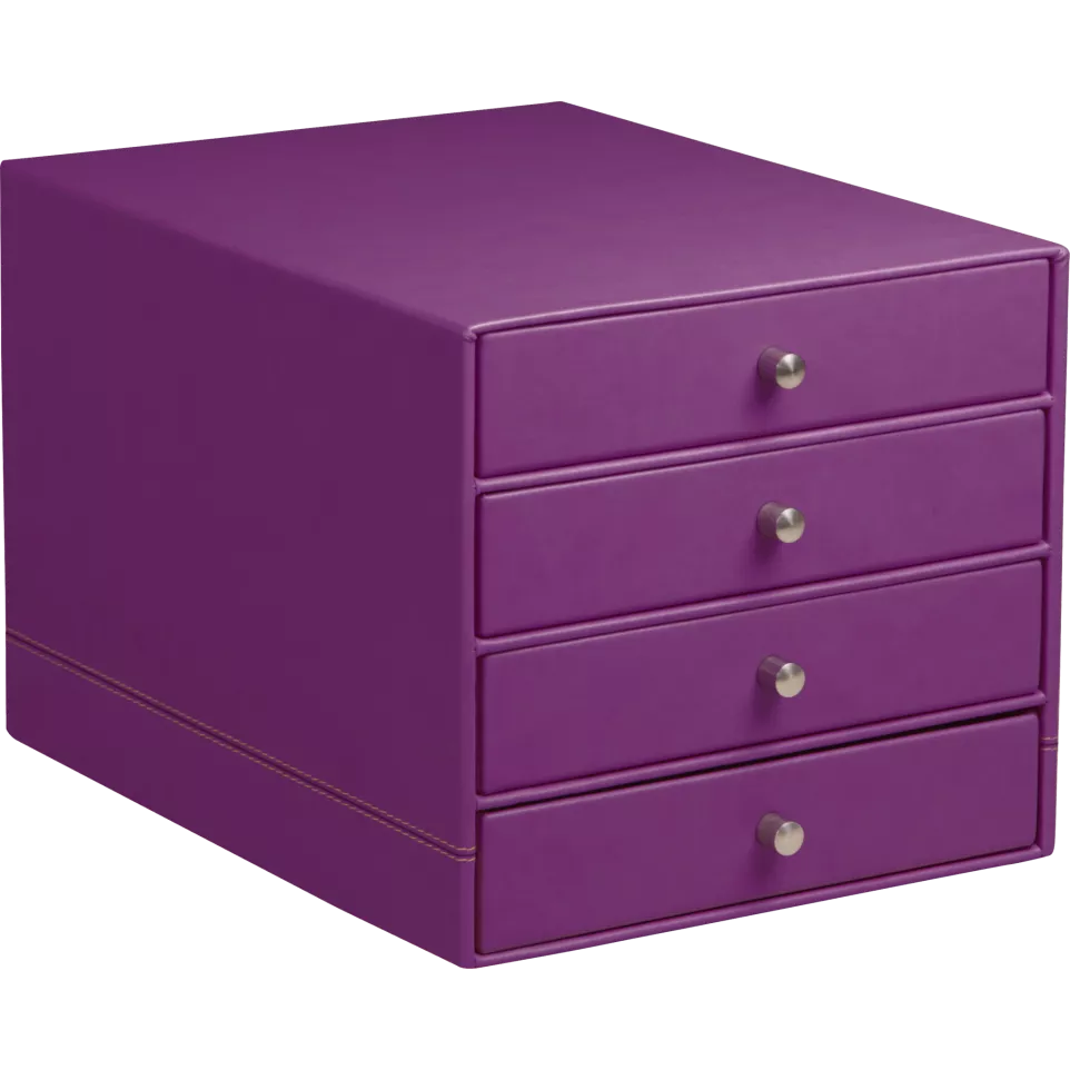 Rhodiarama ladenkast 4 laden violet-/...