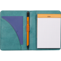 Rhodia map pauwblauw- n°12 notitieblok B7/ St.