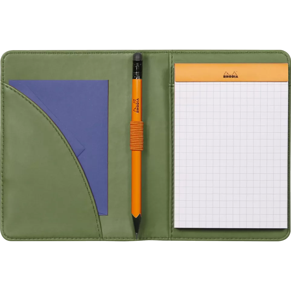 Rhodia small portfolio N°12 SAGE B7-/...