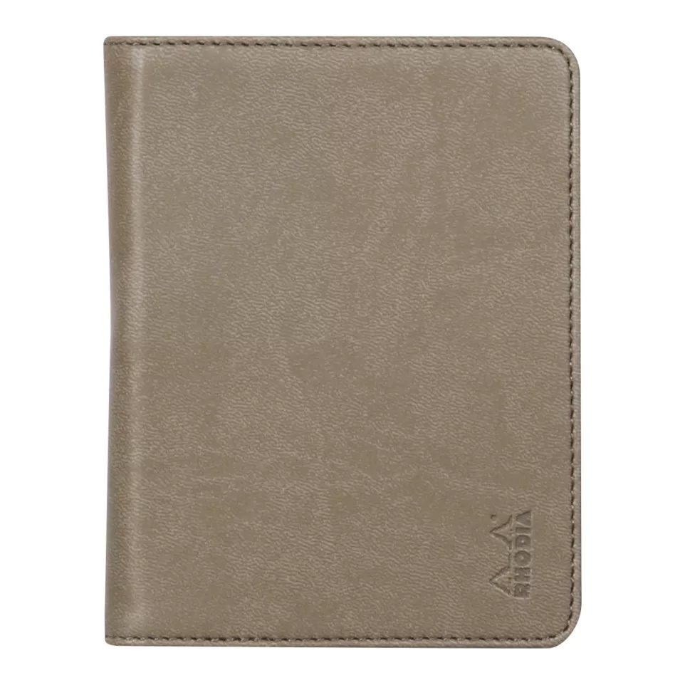 Rhodia small portfol-io N°12 TAUPE...
