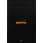 Rhodia Black Head Stapled...