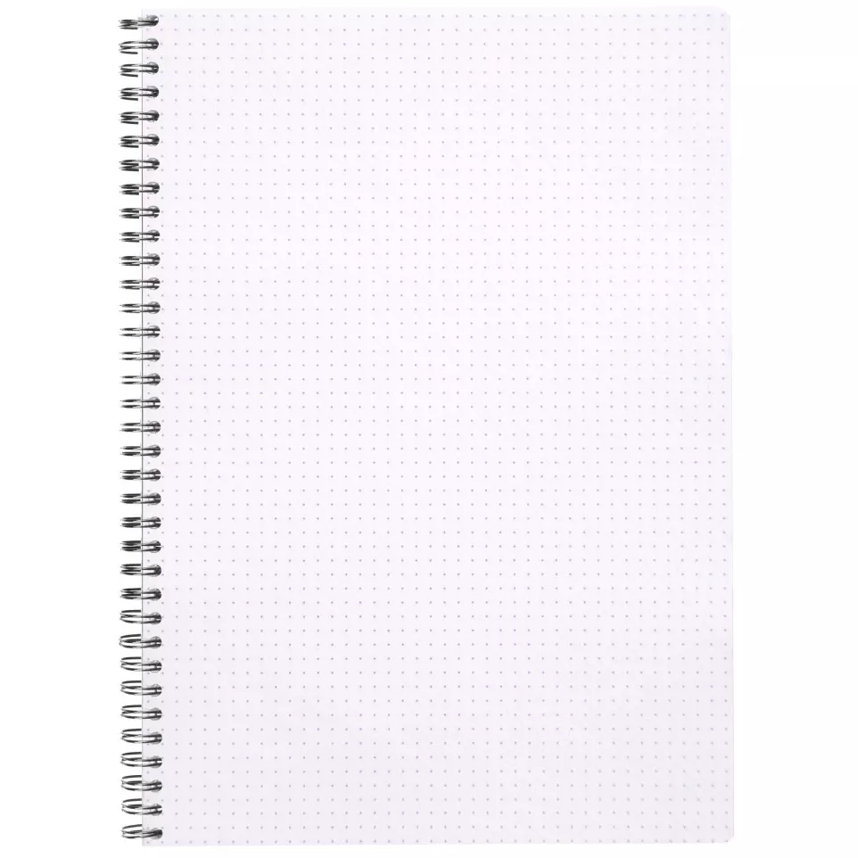 Notebk spir. Orange-A4+ 80bl 80g DOT/...