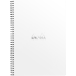Notebook Rhodia Classic reliure intégrale 22,5x29,7 cm 160 pages ligné avec marge et cadre en-tête détachables 80g/ Pce