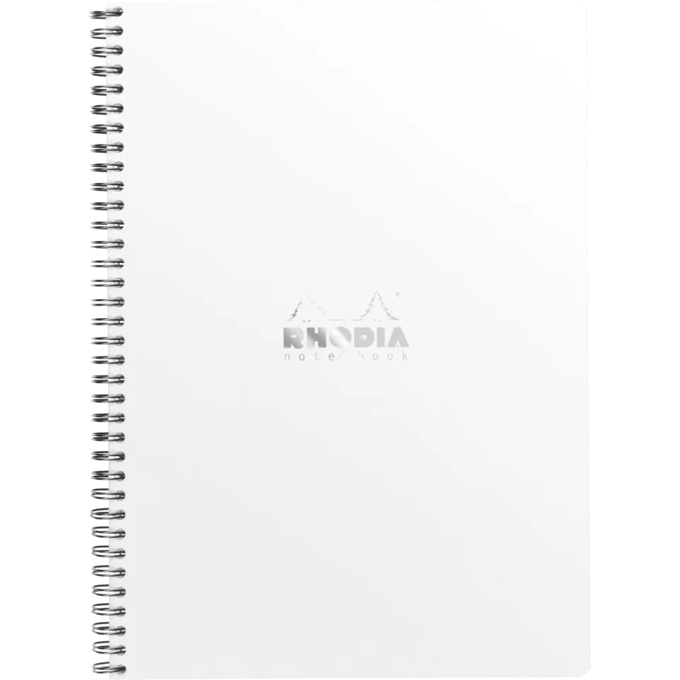 Notebk spir. White A-4+ 80bl 80g...