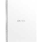Notebk spir. White A-4+...