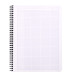 Notebook Rhodia Classic reliure intégrale 22,5x29,7 cm 160 pages petits carreaux 5x5 avec cadre en-tête détachables 80g/ Pce