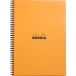 Notebook spir.Orange- A4+ 80bl 80g  Q5x5/ St.