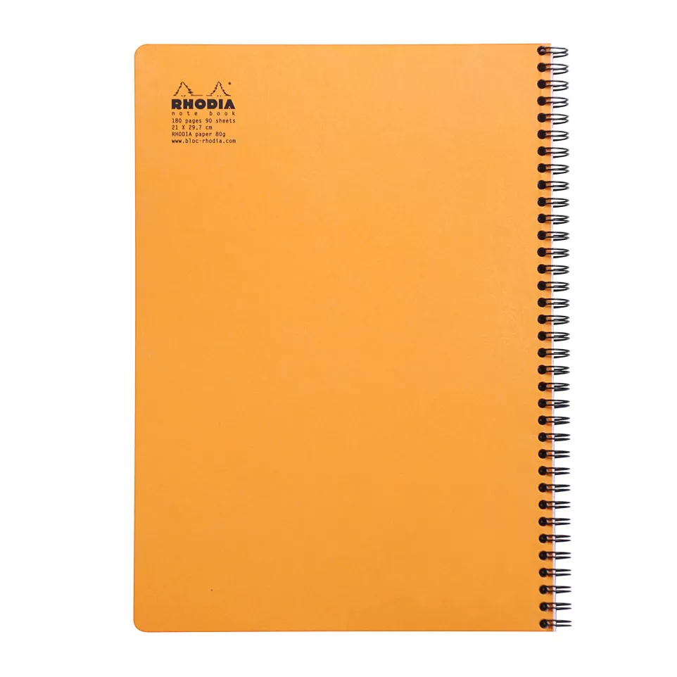 Notebook spir.Orange- A4+ 80bl 80g...