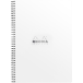 Notebook spir.White-A4+ 80bl 80g  Q5x5/ St.