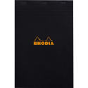 Rhodia Black Head Stapled Pad No19, 5x5 Squared, A4+/ Pc.