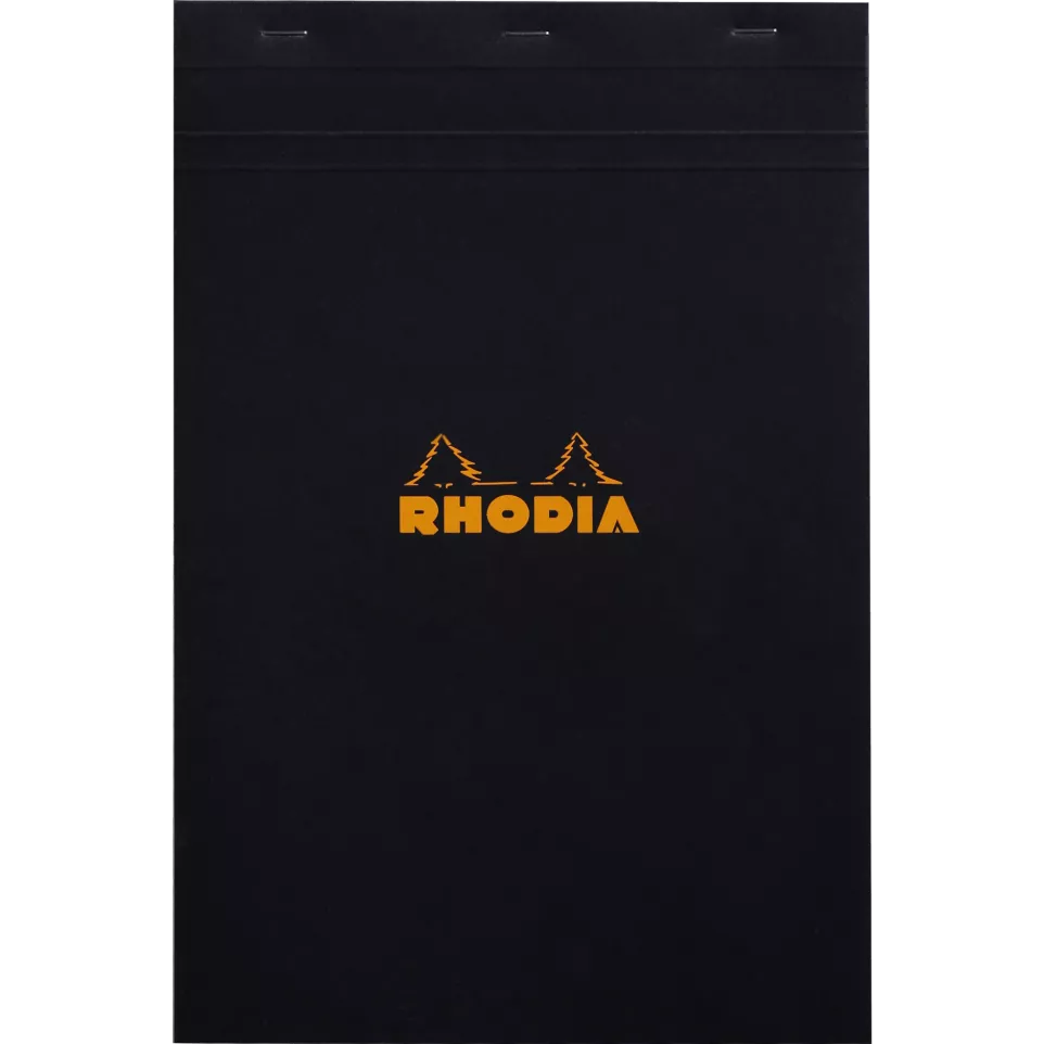 Rhodia Black Head Stapled Pad No19,...