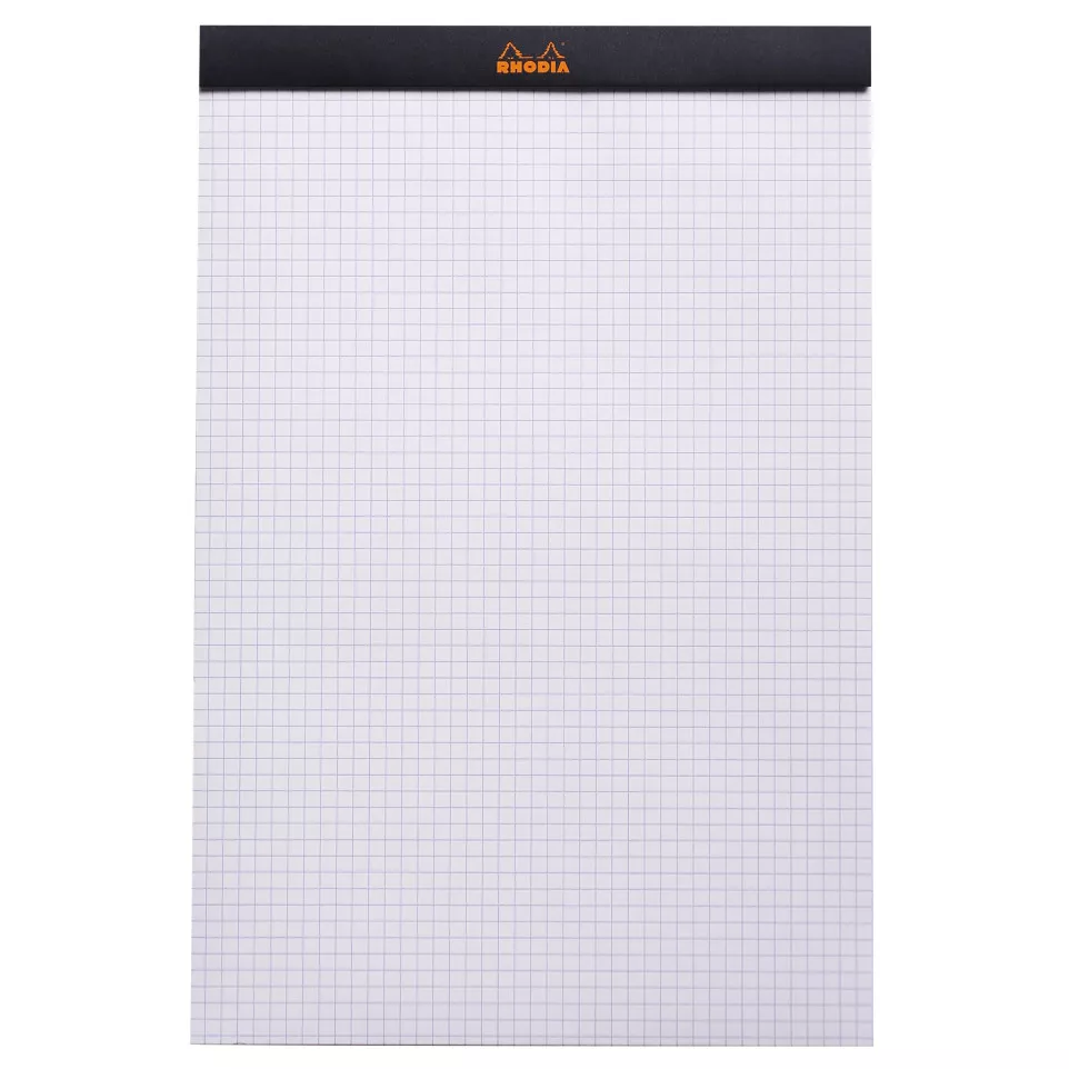 Rhodia Black Head Stapled Pad No19,...