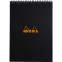 Rhodia Ntpd Black A4 80bl 80g lijn-/ St.