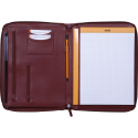 Rhodia large zipped-portfolio BURGUNDYA4/ Pc.