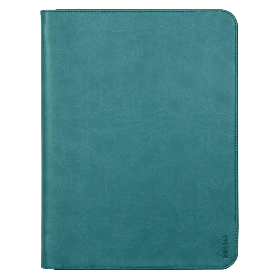 Rhodia schrijfmap gr-oot pauwblauw...