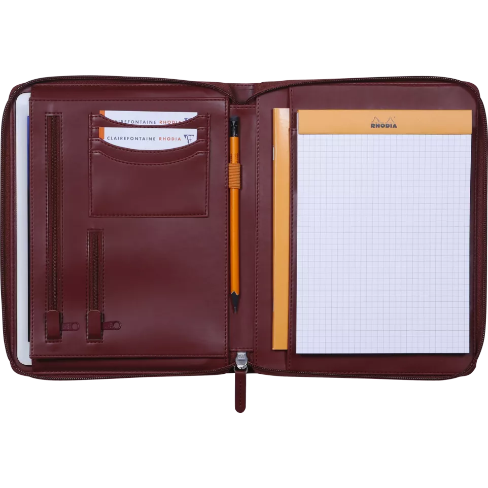 Rhodia schrijfmap klein burgundy A5-/...