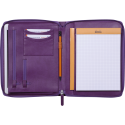 Rhodia small zipped-portfolio EGGPLAN A5/ Pc.