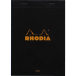 Rhodia Black Stapled Pad No16, 80sh, Lined and Margin, A5/ Pc.