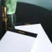 Rhodia Black Stapled Pad No16, 80sh, Lined and Margin, A5/ Pc.