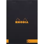 Rhodia Le R Black N°-16 70bl 90g lijn/ St.